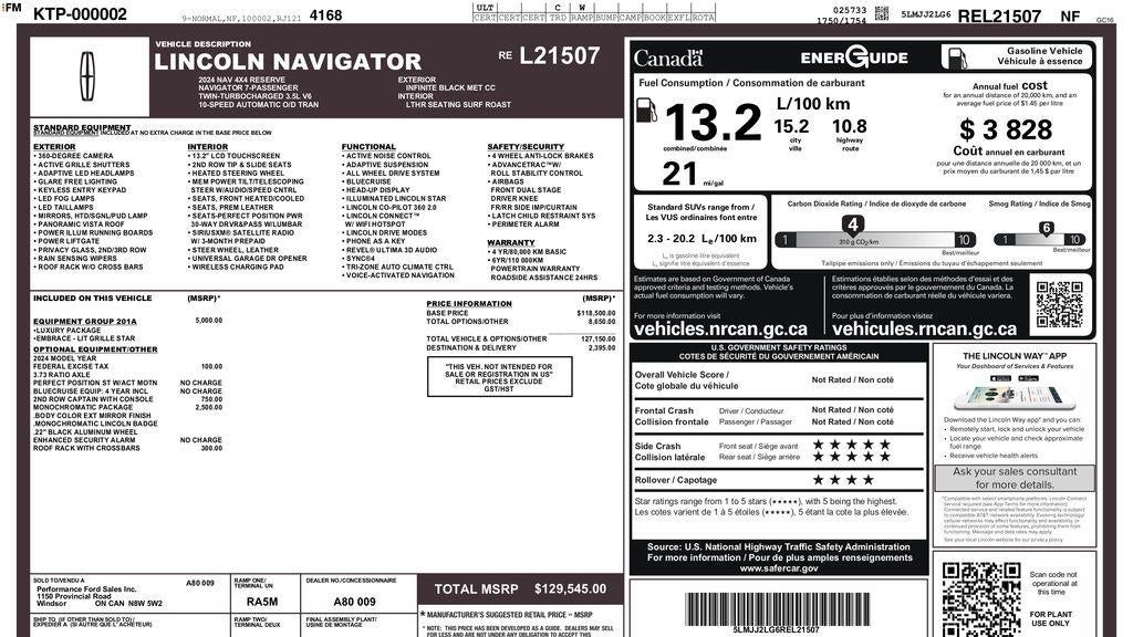 2024 Lincoln Navigator Reserve