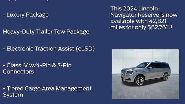2024 Lincoln Navigator Reserve