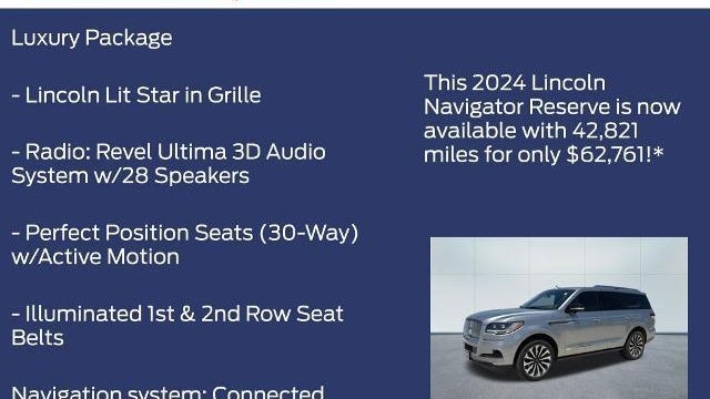 2024 Lincoln Navigator Reserve
