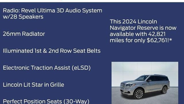 2024 Lincoln Navigator Reserve
