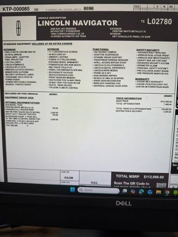 2026 Lincoln Navigator - $93,415