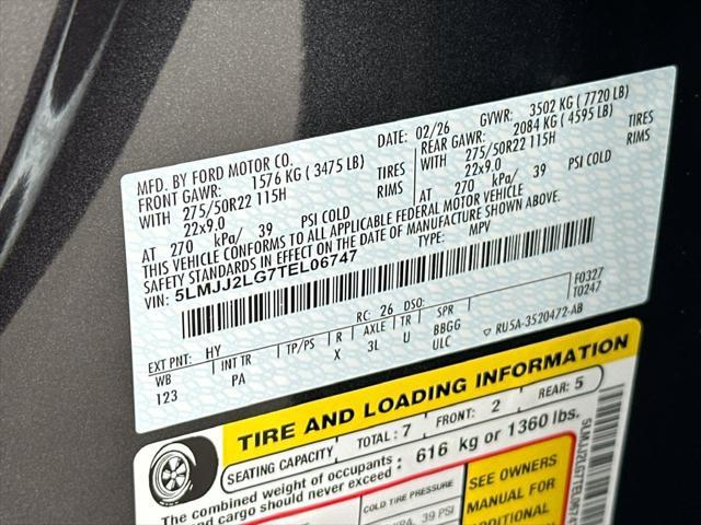 2026 Lincoln Navigator - $95,559