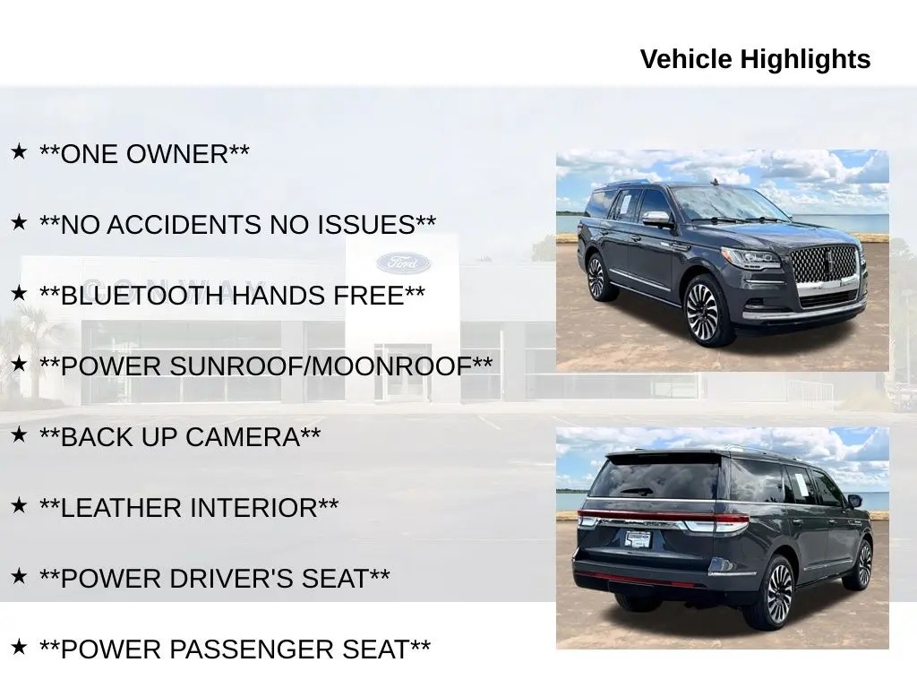 2023 Lincoln Navigator - $64,500