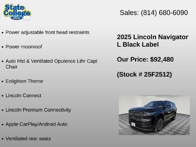 2025 Lincoln Navigator - $92,480