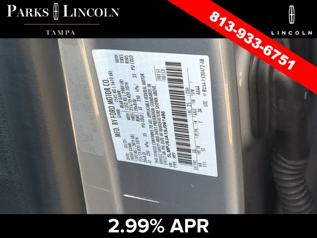 2025 Lincoln Nautilus - $52,000