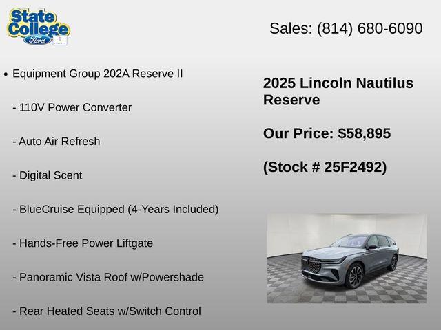 2025 Lincoln Nautilus - $58,895