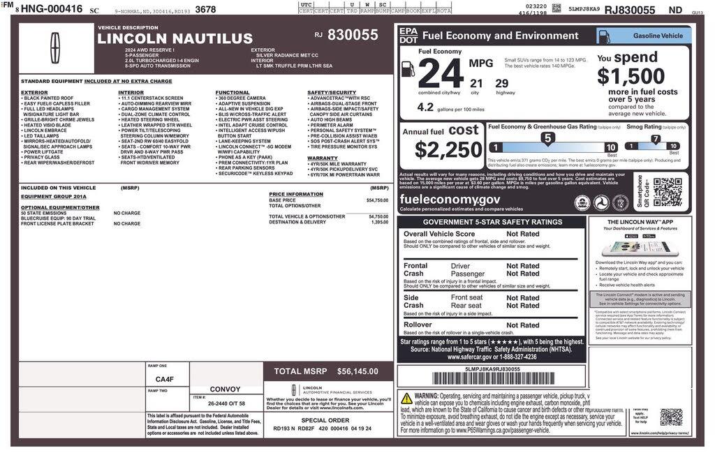 2024 Lincoln Nautilus