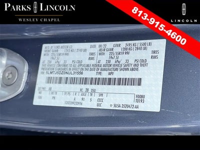 2022 Lincoln Corsair AWD Grand Touring 4DR SUV
