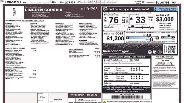 2025 Lincoln Corsair Grand Touring