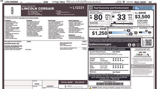 2024 Lincoln Corsair Grand Touring