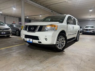 2015 Nissan Armada with Pearl White Exterior