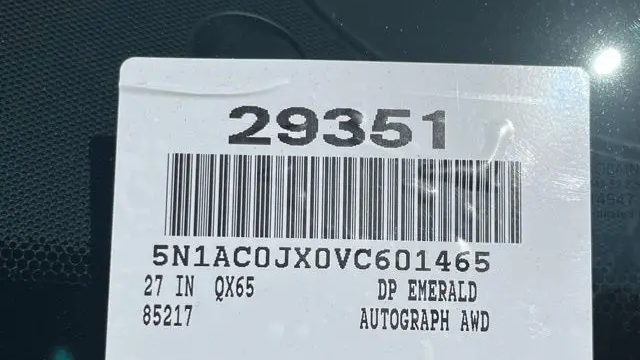 2027 INFINITI QX65 Autograph