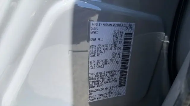 2027 INFINITI QX65 Autograph