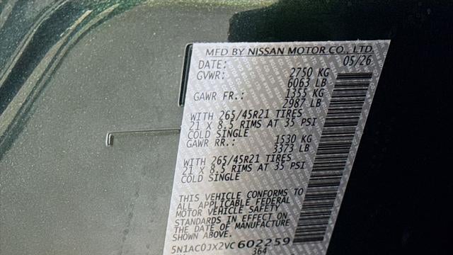 2027 INFINITI QX65 Autograph