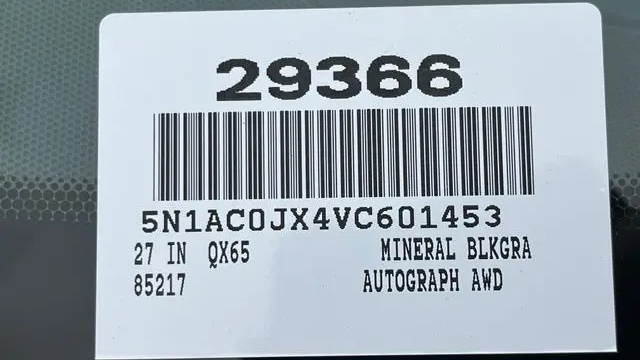 2027 INFINITI QX65 Autograph