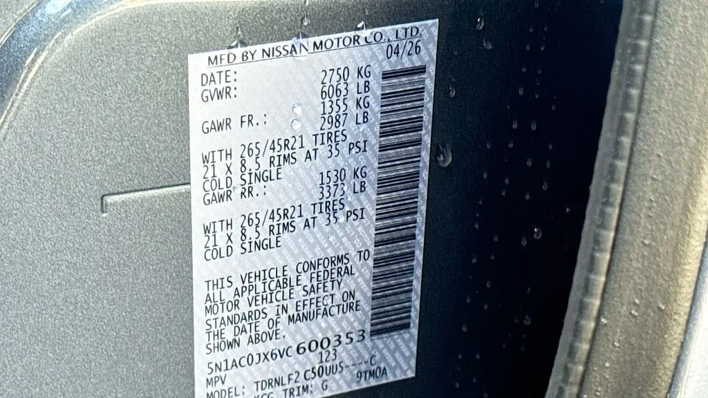 2027 INFINITI QX65 Autograph