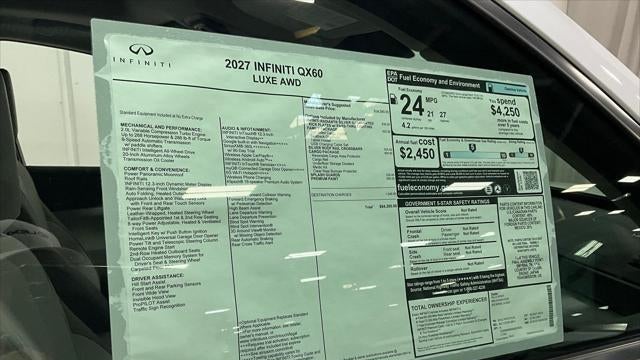 2027 INFINITI QX60 Luxe