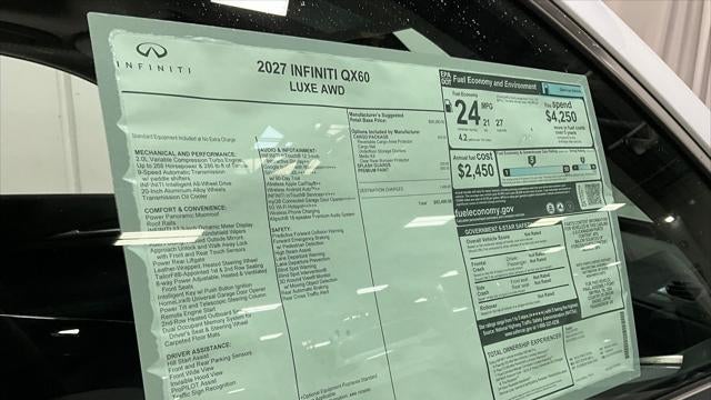 2027 INFINITI QX60 Luxe