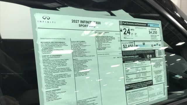 2027 INFINITI QX60 Sport