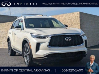 2025 INFINITI QX60 with Majestic White Exterior