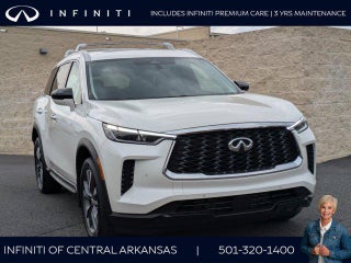 2025 INFINITI QX60 with Majestic White Exterior