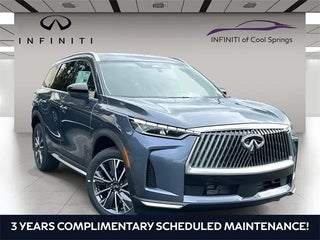 2026 INFINITI QX60 with Moonbow Blue Exterior