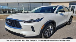 2025 INFINITI QX60 with Majestic White Exterior