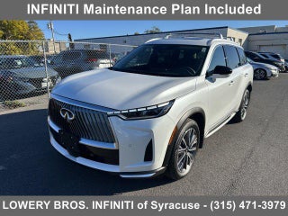 2026 INFINITI QX60 with Radiant White Exterior