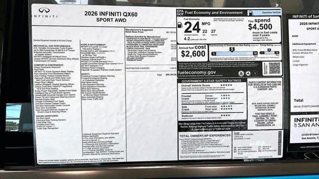 2026 INFINITI QX60 Sport