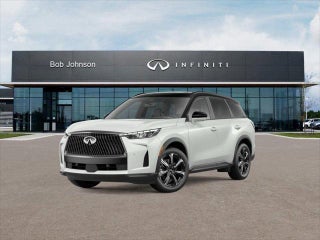 2026 INFINITI QX60 with Radiant White/Black Obsidian Exterior