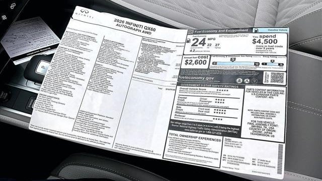 2026 INFINITI QX60 Autograph