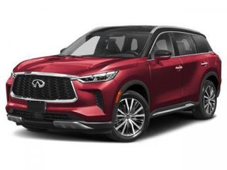 2025 INFINITI QX60 with Deep Bordeaux/Black Obsidian Exterior