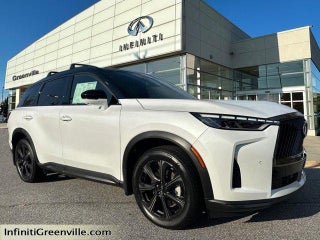 2026 INFINITI QX60 with Radiant White/Black Obsidian Exterior