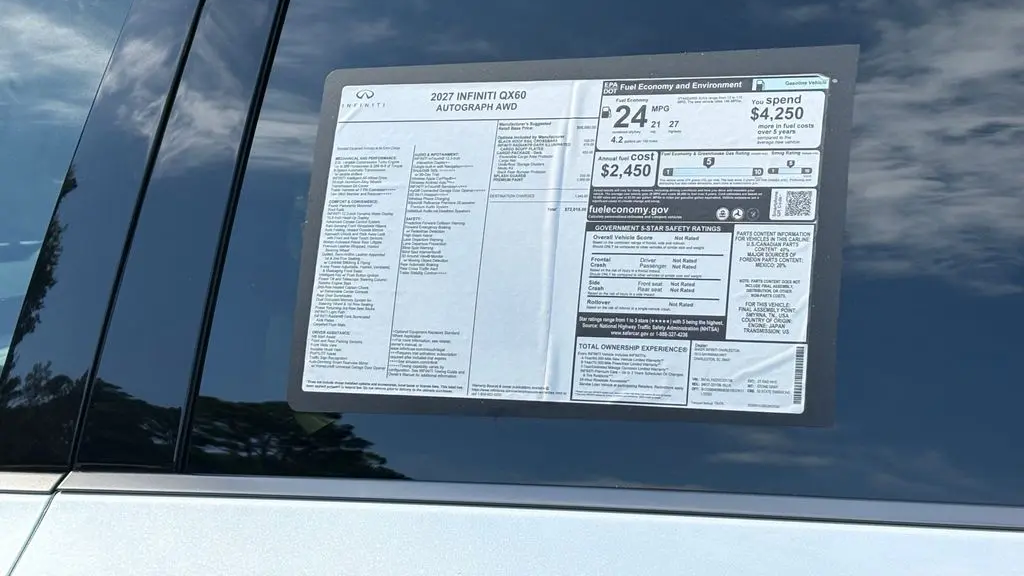 2027 INFINITI QX60 Autograph