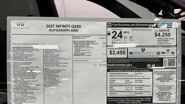 2027 INFINITI QX60 Autograph