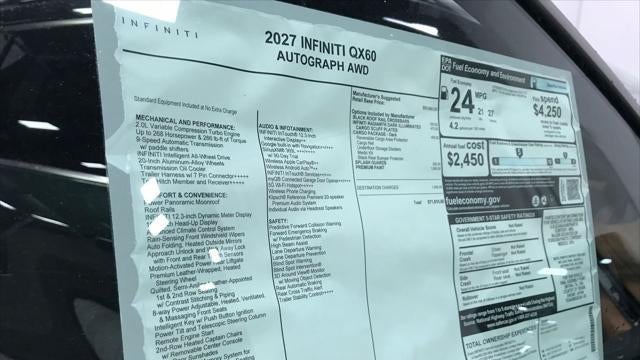 2027 INFINITI QX60 Autograph
