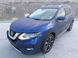 2017 Nissan Rogue with Caspian Blue Exterior