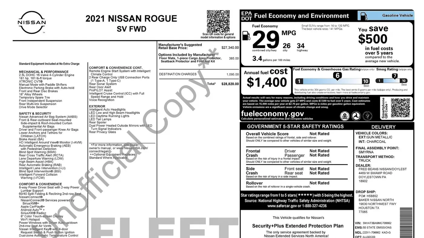 2021 Nissan Rogue SV