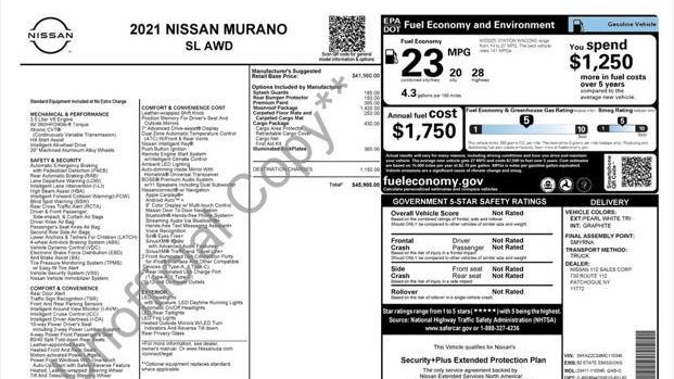2021 Nissan Murano SL