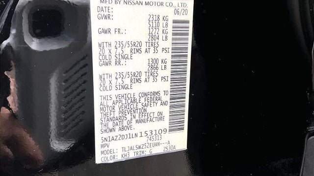 2020 Nissan Murano Platinum