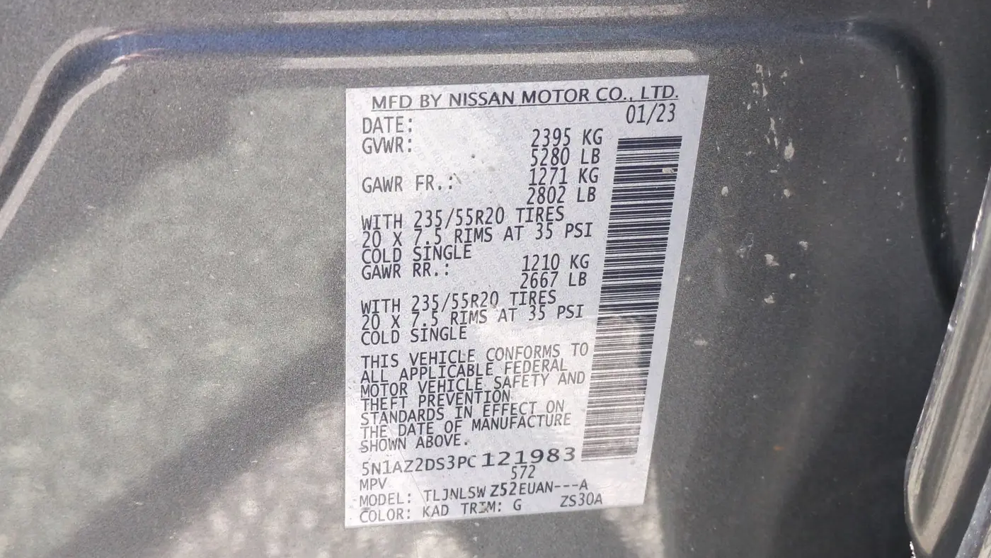 2023 Nissan Murano Platinum