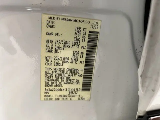 2020 Nissan Murano - $22,515