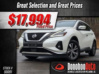2019 Nissan Murano with Pearl White Tricoat Exterior