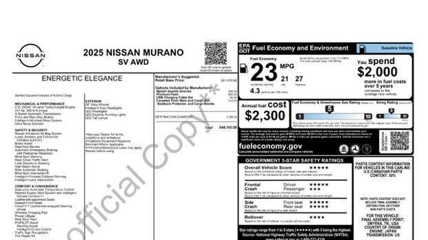 2025 Nissan Murano SV