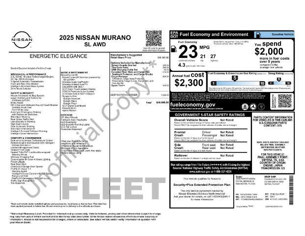 2025 Nissan Murano - $34,680