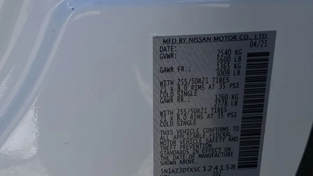 2025 Nissan Murano Platinum