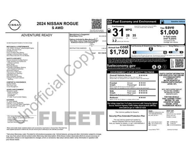 2024 Nissan Rogue - $14,985