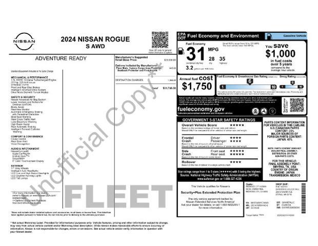 2024 Nissan Rogue - $18,400