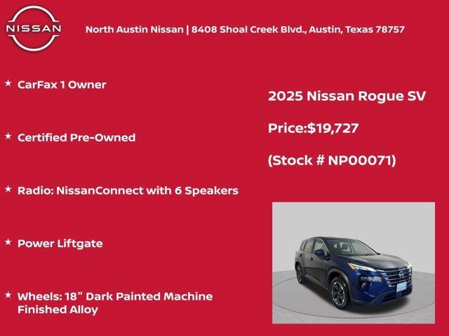 2025 Nissan Rogue - $19,727
