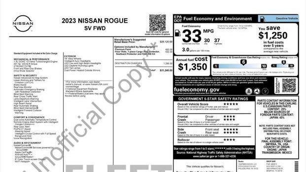 2023 Nissan Rogue SV